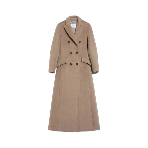 Double-Breasted Cashmere Blend Coat