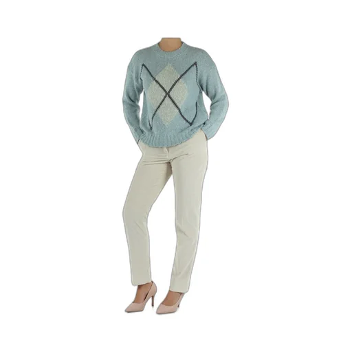 Round-Neck Knitted Sweater