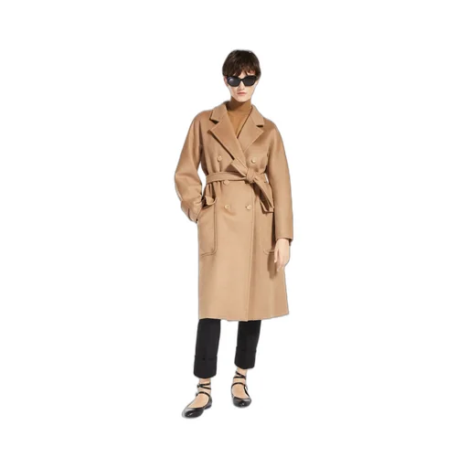 Double-Breasted Cashmere Coat