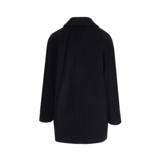 Double-Breasted Long-Sleeved Coat