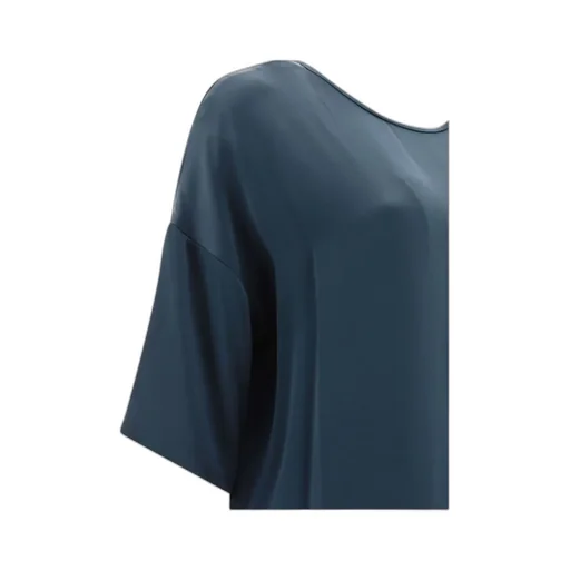 Short-Sleeved Round-Necked Dress