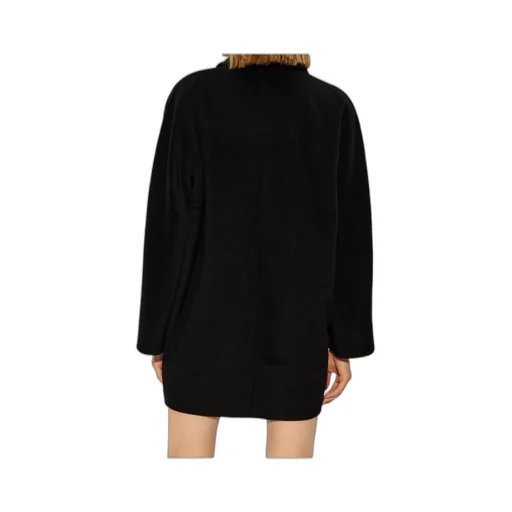 Double-Breasted Long-Sleeved Coat