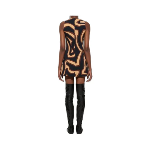 Labirinto Print A-Line Mini Dress