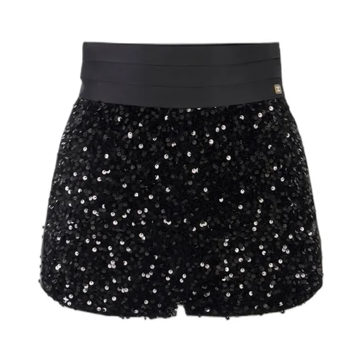 Sequin Texture Shorts