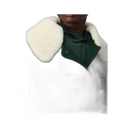 Toggle Fastened Hooded Coat