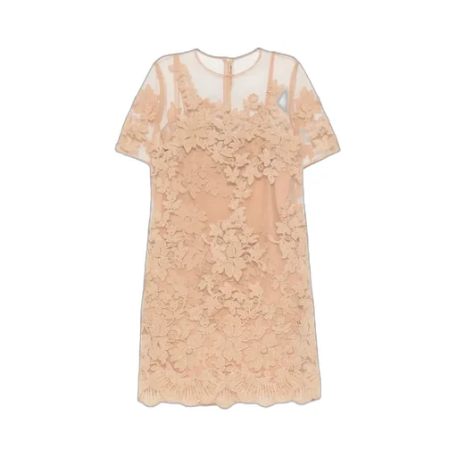 Floral Lace Mini Dress