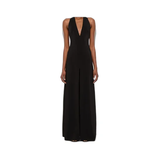 Deep V-Neck Sleeveless Dress