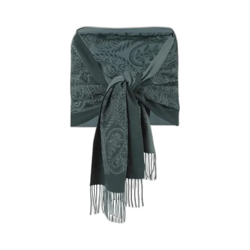 Hooded Fringed Scarf