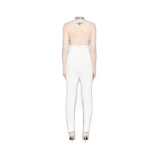 Embellished Halter-Neck Jumpsuit