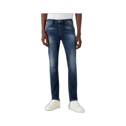 Mid-Rise Straight-Leg Jeans