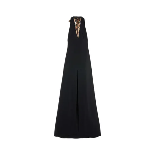 Deep V-Neck Sleeveless Dress