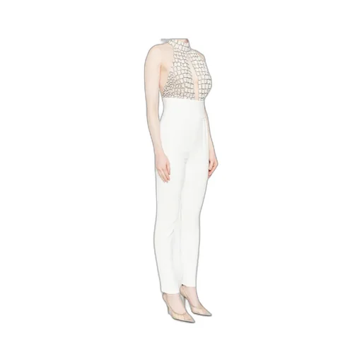 Embellished Halter-Neck Jumpsuit
