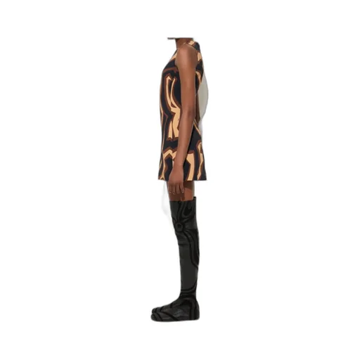 Labirinto Print A-Line Mini Dress