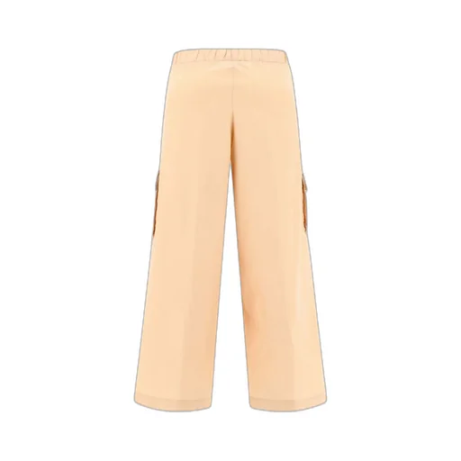 Logo Patch Wide-Leg Cargo Trousers
