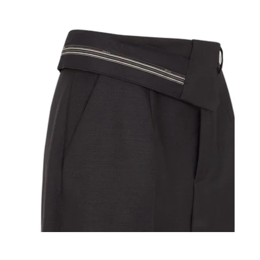 Straight-Leg Tailored Trousers