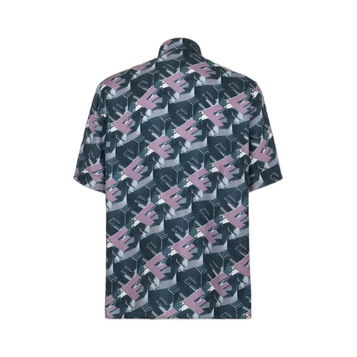 3D Effect Short-Sleeved Shirt
