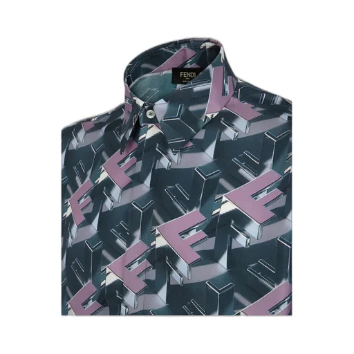 3D Effect Short-Sleeved Shirt