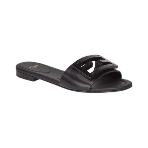 Baguette Logo Plaque Sandals