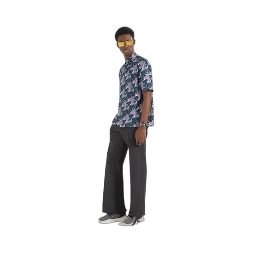 3D Effect Short-Sleeved Shirt