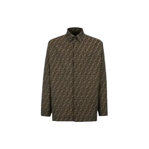 All-Over Monogram Jacquard Overshirt