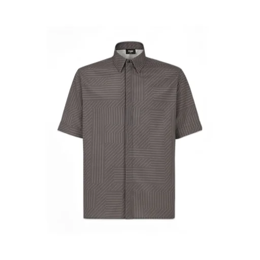 Lines Printed Buttoned Shirt