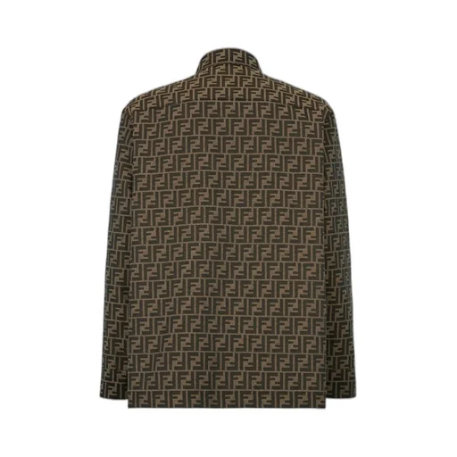 All-Over Monogram Jacquard Overshirt