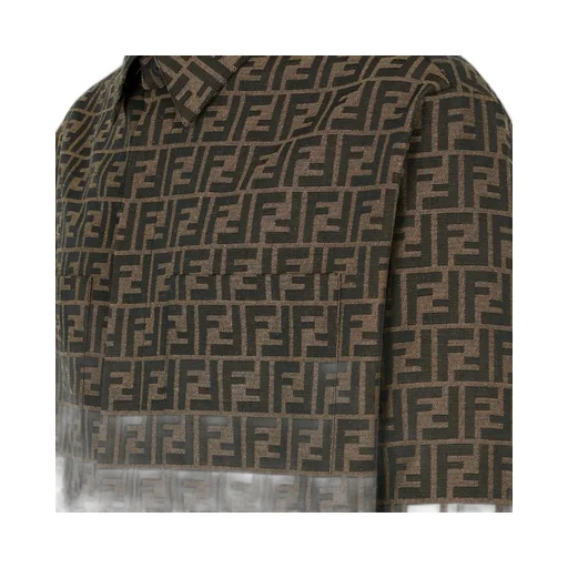 All-Over Monogram Jacquard Overshirt