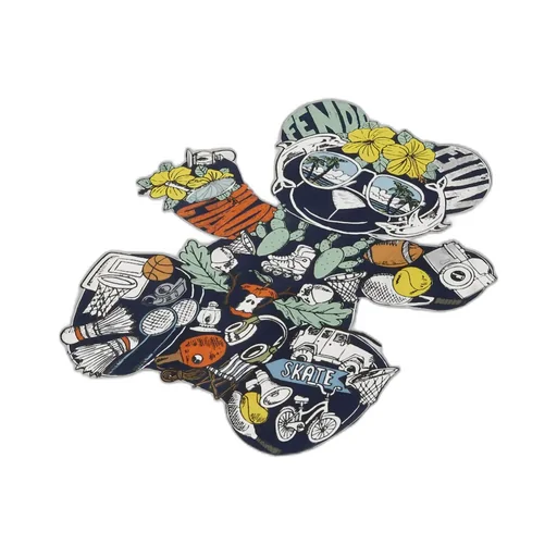 Junior T-Shirt With Multicolor Print