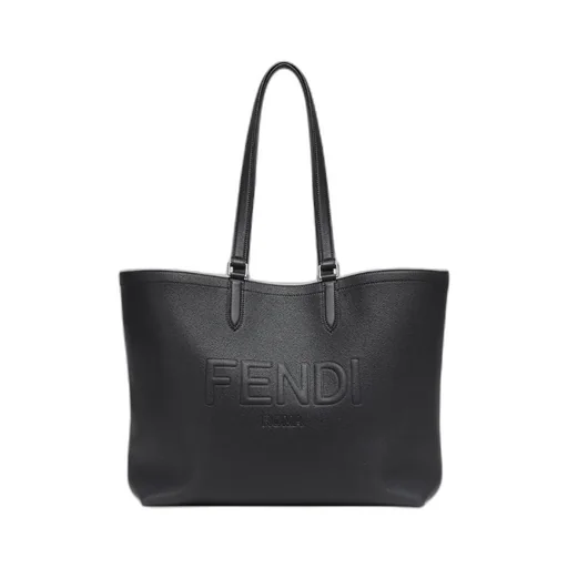 Roma Logo Embossed Shopper Bag