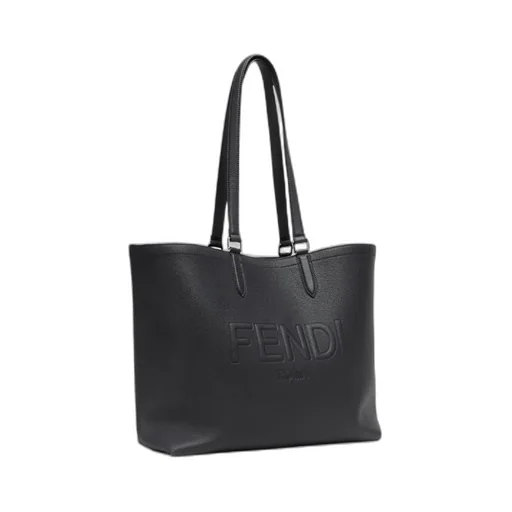Roma Logo Embossed Shopper Bag