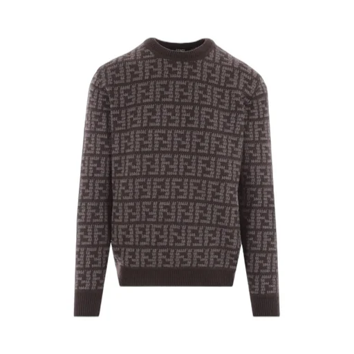 Monogrammed Intarsia Knit Sweater