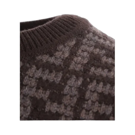 Monogrammed Intarsia Knit Sweater