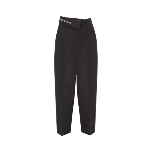 Straight-Leg Tailored Trousers