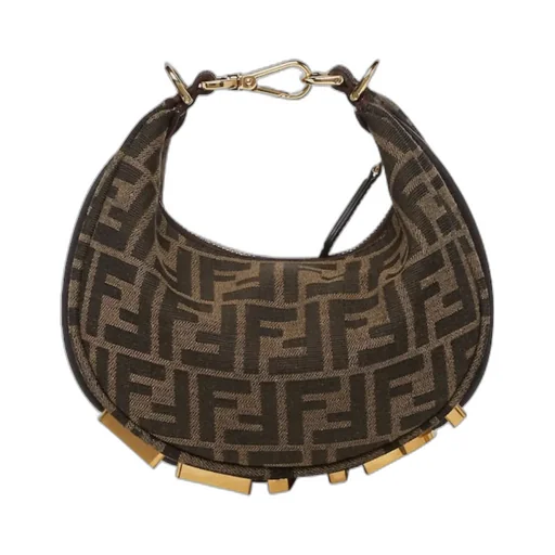 Ff Jacquard Fabric Mini Bag