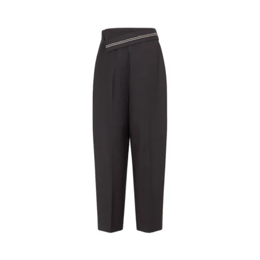 Straight-Leg Tailored Trousers