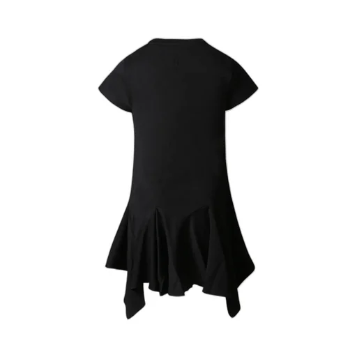 Asymmetric Short-Sleeved Dress