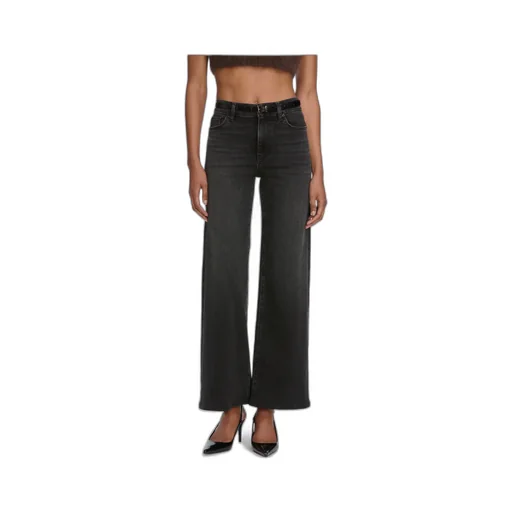 High-Waisted Wide-Leg Jeans
