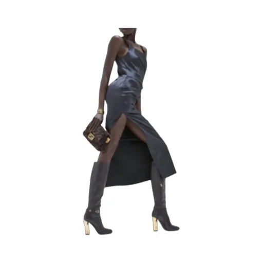 Baguette Chain Midi Shoulder Bag