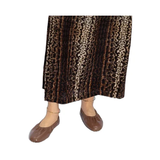 Ruched-Detail Ballerina Flats