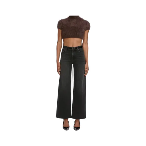 High-Waisted Wide-Leg Jeans