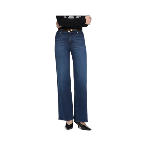High-Waisted Wide-Leg Jeans
