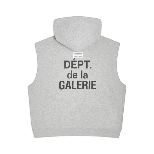 Sleeveless Zip-Up Hoodie