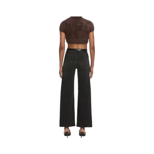 High-Waisted Wide-Leg Jeans