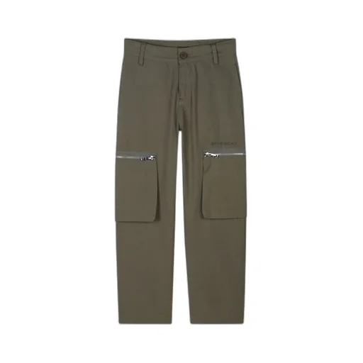 Belt-Loop Casual Pants