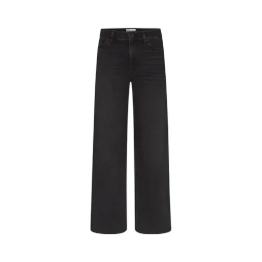 High-Waisted Wide-Leg Jeans