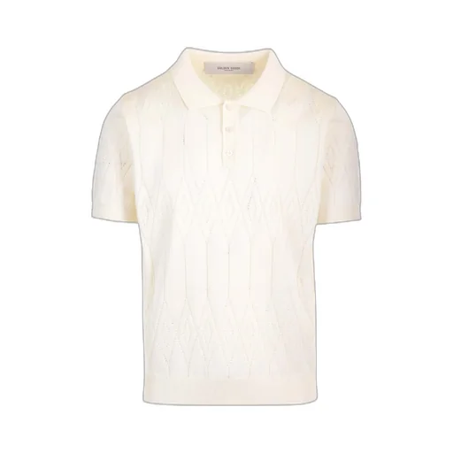 Short Sleeved Knitted Polo Shirt