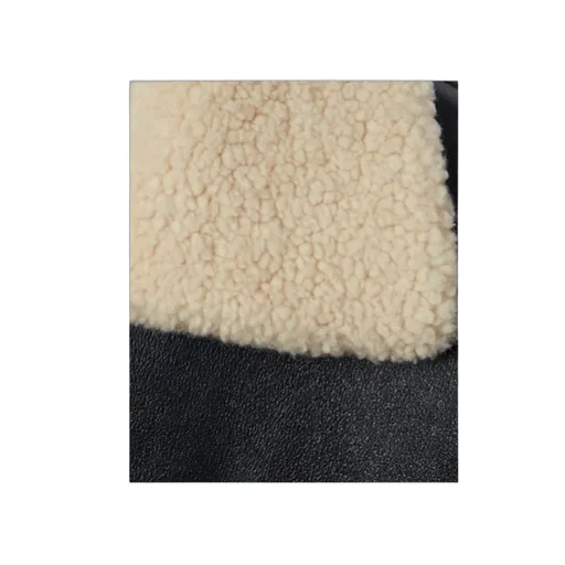 Nappa Leather-Trimmed Shearling Jacket