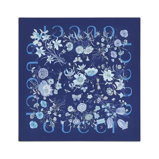 Printed Silk Twill Carré