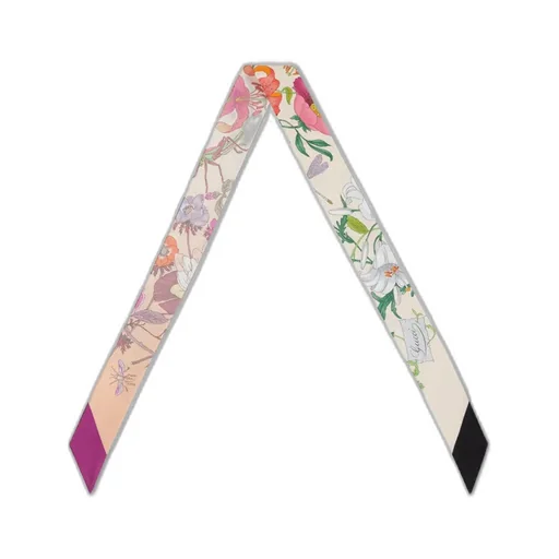 Floral Printed Silk Scarf