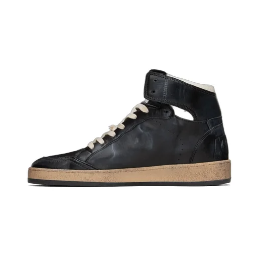 Star Patch High-Top Sneakers